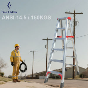 Escalera De 4 metros Bandeja De herramientas Escalera De aluminio Escalera plegable Escaleras De 5 escalones Escaleras De Escalera Plegables De Aluminio - Product Image 1