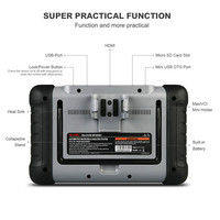 Autel MaxiCOM MK808BT PRO, herramienta de escaneo de diagnóstico OBD2, ABS, SRS, EPB, DPF, BMS, SAS, TPMS, IMMO, MK808bt, lector de código