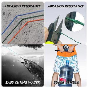 Ligne tressée anti-corrosion à 9 brins 1000M 60lb ligne de pêche OEM haute visibilité - Product Image 6