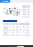Motor Servo Eléctrico de Alta Inercia JLCMC Leadshine ACM2H-0810 de 1000W de Uso General para Equipos de Automatización