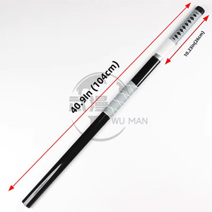 Spada Nera Anbu di <span class=keywords><strong>Hatake</strong></span> <span class=keywords><strong>Kakashi</strong></span> da 104 cm, Accessorio per Cosplay, Katana Ninja Non Affilata, Arma Decorativa per Età 14+ - Product Image 5