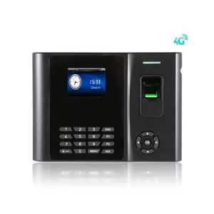 4G/TCP/IP/porta USB Fingerprint biométrico Time Attendance sistema com bateria