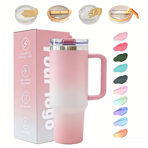 New Arrived 40oz 304 Stainless Steel BPA-Free Insulated Vacuum Tumbler with Handle Custom Logo for Corporate Gifts Promotions