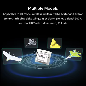 Controlador de Vuelo Radiolink Byme-DB Personalizado con Giroscopio Integrado para Mini Avión de Papel <span class=keywords><strong>RC</strong></span> de Ala Fija - Product Image 4