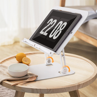 Support de lecture de livre en aluminium personnalisé, support de tablette de fraisage CNC de haute qualité pour le visionnage de cours en ligne
