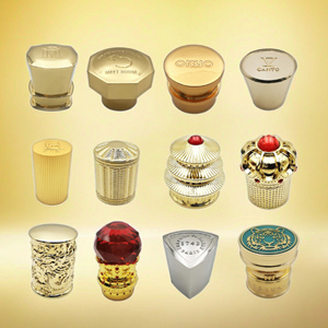 High-End Mozaïek Zamac Parfum Fles Dop, Blauw & Goud Esthetiek, Aangepaste Logo Optie, Premium Arabische Geur Topper - Product Image 3