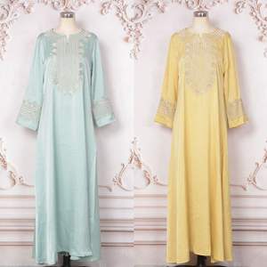 Dubai Robe Bordado Médio Oriente Muçulmanas Mulheres do Assoalho-Comprimento Hot-Selling Nova Chegada Sudeste Asiático Cross-Border - Product Image 4