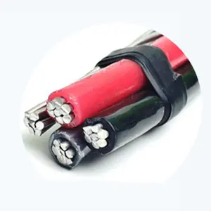 Cable aislante de aluminio 2022 ABC XLPE /PE, cable aéreo Bundled ABC, tamaño de Malasia 50 mm2 120 mm2 185 mm2