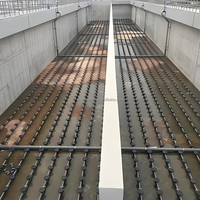 Disque d'aération à bulles grossières 215/270/330 mm pour le traitement des eaux usées industrielles et l'aquaculture 500 L/heure