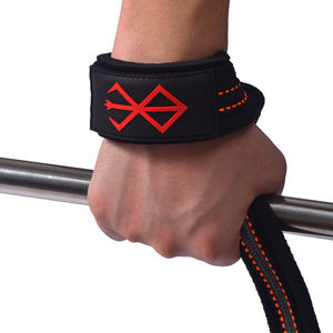 Logotipo personalizado al por mayor Anime Berserk soporte elástico ajustable Powerlifting <span class=keywords><strong>muñequeras</strong></span> correas de gimnasio para levantamiento de pesas - Product Image 3