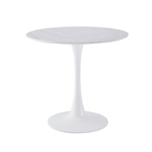 طاولة قهوة خارجية عصرية بسطح MDF وإطار معدني مطلي بالبودرة مقاوم للماء للفنادق والمقاهي والمطاعم والحدائق والفعاليات - Product Image 2