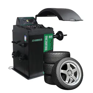 Máquina móvel com peças de reposição e balanceador de rodas, fonte de energia combinada 220v para lojas de pneus