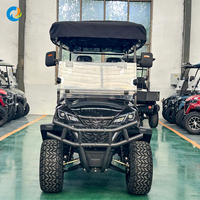 Voiture de golf tout-terrain haute performance Robetaa 6 places, voiturettes de golf chinoises, buggy de golf surélevé motorisé