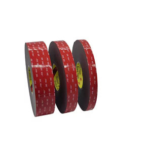 Cinta Adhesiva de Doble Cara 3M VHB Negra y Roja, Cinta de Espuma Resistente al Agua, Adecuada para Decoración con Tiras de Luces LED - Product Image 1