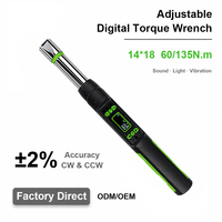 Llave Dinamométrica Digital Inteligente con Cabezal Intercambiable y Pantalla Recargable por USB para Programas de Herramientas OEM