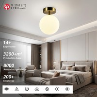 Plafonnier LED moderne et simple de style nordique avec verre et fer, température de couleur multiple, à montage en surface pour la maison et le bureau