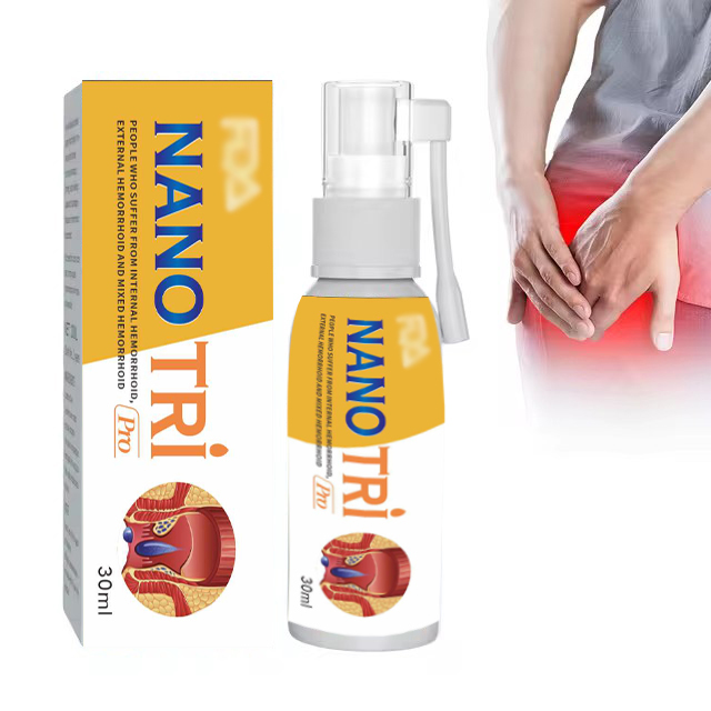 30ml Natural Herbal Hemorrhoids Spray for Internal External Hemorrhoids and Fissures Anus Piles Pain Liquid