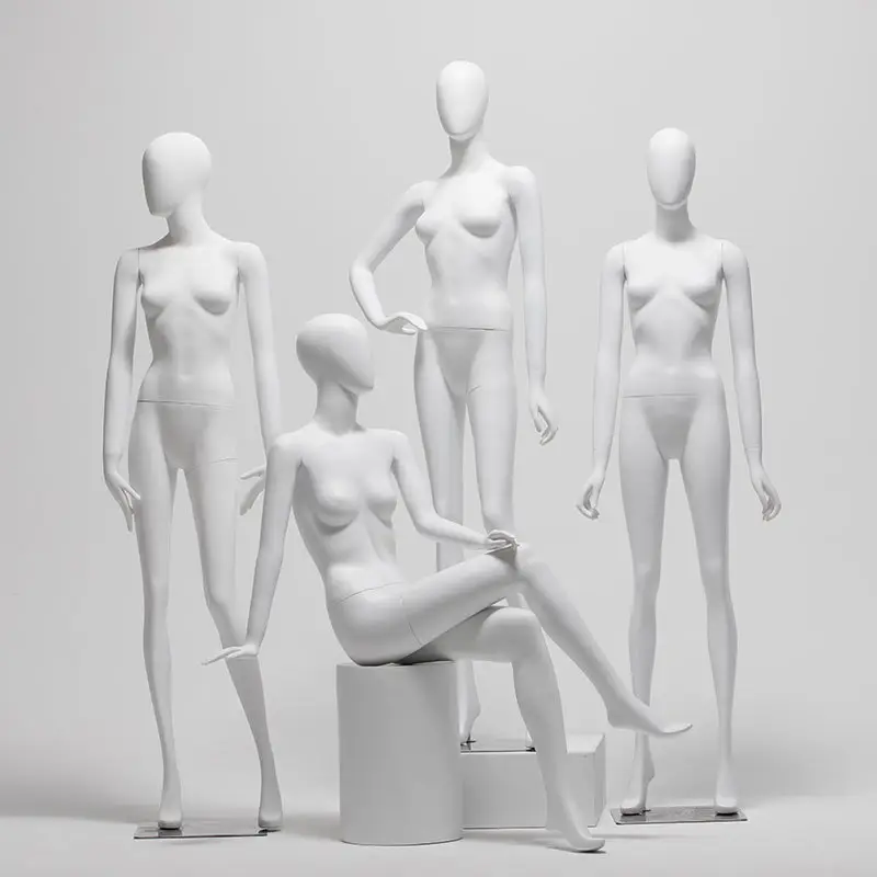 Frp Mode Menselijk Mannequin Dummy Model Hele Lichaam Vrouwelijke Model Frame Kleding Winkel Etalage Props Trouwjurk Display
