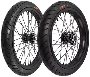 Neumático Supermoto Verde de 17 Pulgadas de Alto Rendimiento para Conversión de Calle, Reemplazo para <span class=keywords><strong>Moto</strong></span> Eléctrica Sur-Ron Light Bee X 60V 8000W - Product Image 2