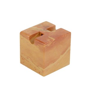 Sello de piedra amarilla natural Shoushan Gaoshan 3x3 para caligrafía, pintura, práctica de tallado de sellos con nombre para principiantes - Product Image 1