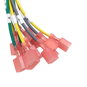 Spade <b>Terminal</b> Wire Harness 187 250V Copper Industrial Use Flag Type Connector Custom Made - Product Image 5