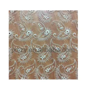 100%mulberry silk embroidery fabric 6mm
