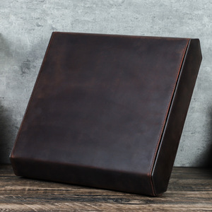 Custodia da Viaggio per Uomo in Pelle Crazy Horse di Alta Qualità, Organizzatore per Orologi con Cuscino Scorrevole per 20 Orologi - Product Image 6