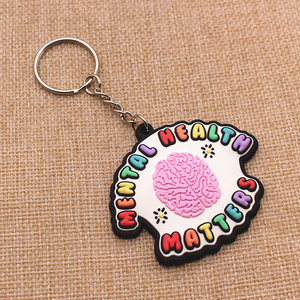 Cadeau de remerciement, porte-clés en acier inoxydable, dessin animé, mode, porte-clés en caoutchouc personnalisé pour les clients, les amis - Product Image 3