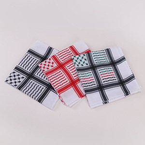 Venta caliente Shemagh árabe bufanda hombres en cuatro estaciones Palestina bufanda al por mayor de negro Arafat bufanda para hombres - Product Image 3