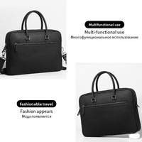 Sac à main pour homme en cuir pleine fleur véritable, grande capacité, nouveau style, haute qualité, sac à bandoulière, vente en gros sur mesure