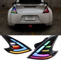 Kit de feux arrière LED RGB JC Wholesale pour Nissan 370z 2013-2020, système d'éclairage automobile amélioré.