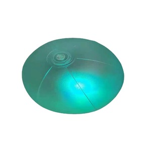 Balle de plage gonflable en Tpu, sphère lumineuse à Led pour fête au bord de la piscine, balle flottante lumineuse, diamètre de 30cm, jouet unisexe - Product Image 2