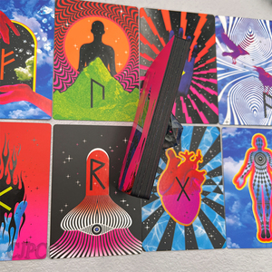 Cartas del Tarot con Libro <span class=keywords><strong>de</strong></span> Instrucciones, Baraja <span class=keywords><strong>de</strong></span> Oráculos, Cartas <span class=keywords><strong>de</strong></span> Afirmación con Caja Personalizada - Product Image 4