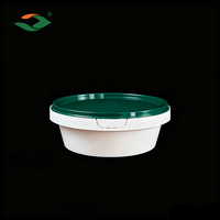 Conteneur à soupe jetable en plastique PP de qualité alimentaire, anti-fuite, compatible micro-ondes, avec couvercle, 8-32 oz