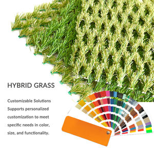 Césped Artificial Híbrido Ecológico Personalizado, <span class=keywords><strong>Precio</strong></span> de Fábrica OEM para Campos de Fútbol, Green de <span class=keywords><strong>Golf</strong></span>, Jardinería y Paisajismo - Product Image 1