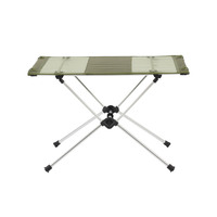 Équipement de camping de haute qualité, table de pique-nique pliable ultra-légère en aluminium, en tissu maillé, portable, mini, pour l'extérieur