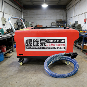 bibo <b>Small</b> and Portable Electric Concrete <b>Pump</b> for Home Use New Condition 220V Motor Construction Plaster Machine - Product Image 3