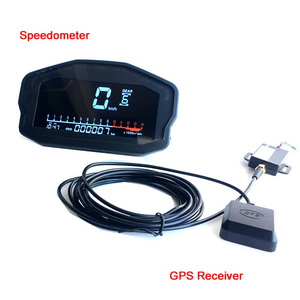 LCD <span class=keywords><strong>Digital</strong></span> Odômetro Velocímetro Tacômetro Motocicleta Universal com Nenhum Mecânico <span class=keywords><strong>Sensor</strong></span> de Obter GPS Sinal De Satélite - Product Image 2