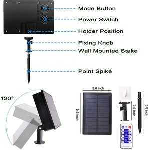 Guirlandes de <span class=keywords><strong>Noël</strong></span> Effet Cascade à Panneau Solaire 3M 5M 10M, Lumières Féeriques Extérieures Étanche 300 LED pour Décoration de <span class=keywords><strong>Maison</strong></span> - Product Image 4