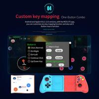 MOCUTE 062 - Controlador de Juegos Móvil con Joysticks Dobles, Gatillos con Efecto Hall, Gamepad Inalámbrico Extensible para Android, iOS y PC