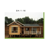 Log Cabin Resort Maison en bois retraite Timber lodge vacances Log Cabin villa de luxe Cadre en bois préfabriqué