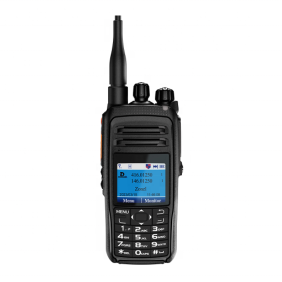DMR Digital Dual Band Handheld VHF UHF Two Way Radio Digital Ham Walkie Talkie Long Range Radio