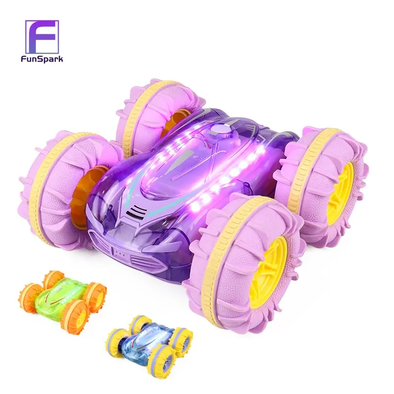 Hochgeschwindigkeits-Amphibien-4WD-Stunt-Drift-Uhr RC-Autospielzeug Kinder elektrische Drehung Gelände-Rennspielzeug ferngesteuertes Auto für Kinder