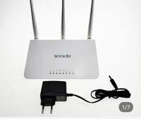 Router Inalámbrico Tenda F3 V6 Usado Original, 300Mbps, 3 Antenas, Puerto RJ45, Probado, Grado A, Stock, Venta al Por Mayor Barata