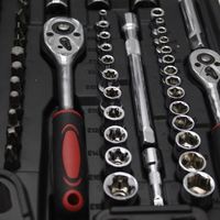 Ensemble d'outils à douilles personnalisé 216 pièces CRV, kit d'outils manuels combinés pour réparation automobile, vente chaude