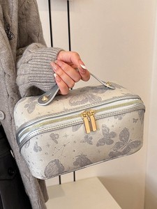 Nuevo y moderno bolso de maquillaje bordado de estilo chino para mujer, bolsa de viaje portátil de gran capacidad para lavar y guardar. - Product Image 2