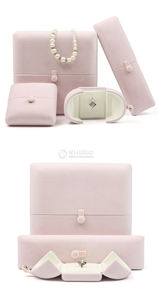 Boîte à bijoux en velours personnalisée pour bracelet, coffret cadeau de luxe pour montre, boîte en cuir et velours pour boucles d'oreilles, collier, bague, ensemble de boîtes à bijoux en vente - Product Image 3