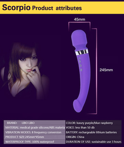 Đồ rung <span class=keywords><strong>Libo</strong></span> Scorpio dành cho nữ, bán chạy, mạnh mẽ, máy rung dạng que, kích thích âm vật, đồ chơi tình dục, đồ chơi người lớn. - Product Image 3