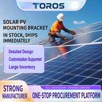 Supports de montage PV personnalisés, structure de support au sol fixe, galvanisation à chaud, support de panneaux solaires pour centrales électriques