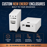 Armoire de batterie rackable 19 pouces sur mesure OEM/ODM en tôle pour stockage d'énergie solaire et équipement d'alimentation de secours